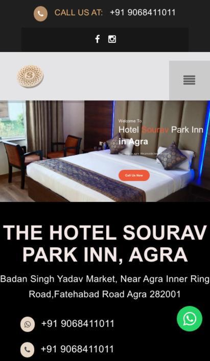 Hotel Sourav Park Inn Agra Агра Экстерьер фото